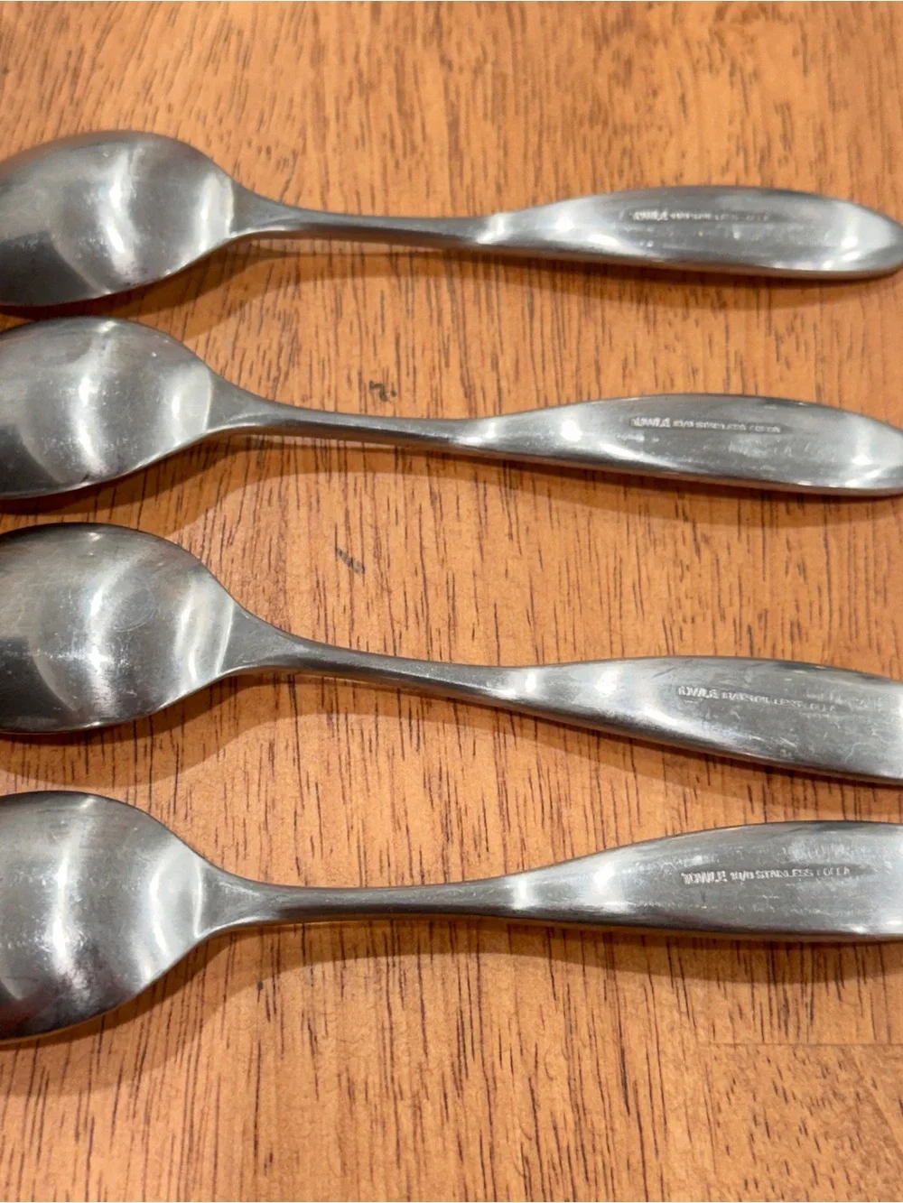 4 Towle MAGNUM Teaspoons Stainless 18/8 Flatware 6 1/4